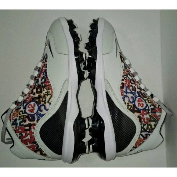 Nike Griffey 2 MCS Jackie Robinson Hi Baseball Cleats Men\'s Size 10 NEW main image 15